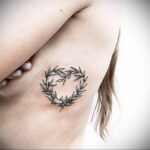 Фото тату сердце для девушки 04.02.2021 №0019 - heart tattoo for girls - tatufoto.com