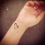 Фото тату сердце для девушки 04.02.2021 №0099 - heart tattoo for girls - tatufoto.com