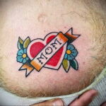 Фото тату сердце для мужчины 04.02.2021 №0022 - heart tattoo for men - tatufoto.com