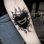 Фото тату сердце и змея 04.02.2021 №0008 - heart snake tattoo - tatufoto.com