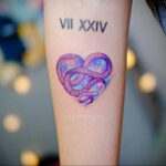 Фото тату сердце и змея 04.02.2021 №0030 - heart snake tattoo - tatufoto.com