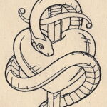 Фото тату сердце и змея 04.02.2021 №0031 - heart snake tattoo - tatufoto.com