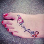 Фото тату сердце и линия пульча 04.02.2021 №0005 - heart pulse tattoo - tatufoto.com