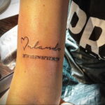 Фото тату сердце и линия пульча 04.02.2021 №0035 - heart pulse tattoo - tatufoto.com