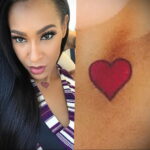 Фото тату сердце на груди 04.02.2021 №0029 - heart tattoo on chest - tatufoto.com