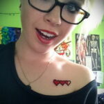 Фото тату сердце на груди 04.02.2021 №0083 - heart tattoo on chest - tatufoto.com