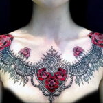 Фото тату сердце на груди 04.02.2021 №0097 - heart tattoo on chest - tatufoto.com