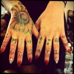 Фото тату сердце на пальце 04.02.2021 №0048 - heart tattoo on finger - tatufoto.com