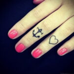 Фото тату сердце на пальце 04.02.2021 №0061 - heart tattoo on finger - tatufoto.com