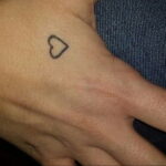 Фото тату сердце на руке 04.02.2021 №0001 - heart tattoo on hand - tatufoto.com
