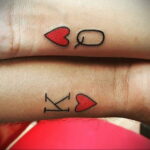 Фото тату сердце на руке 04.02.2021 №0003 - heart tattoo on hand - tatufoto.com