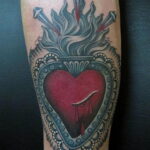 Фото тату сердце на руке 04.02.2021 №0021 - heart tattoo on hand - tatufoto.com