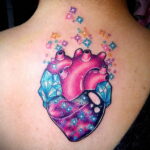 Фото тату сердце пример рисунка 09.02.2021 №0040 - heart tattoo - tatufoto.com