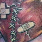 Фото тату сердце пример рисунка 09.02.2021 №0078 - heart tattoo - tatufoto.com