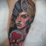 Фото тату сердце пример рисунка 09.02.2021 №0091 - heart tattoo - tatufoto.com
