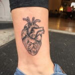 Фото тату сердце пример рисунка 09.02.2021 №0139 - heart tattoo - tatufoto.com