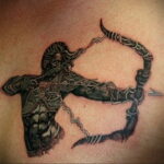 Фото тату стредец для мужчин 02.02.2021 №0002 - Sagittarius tattoo for men - tatufoto.com