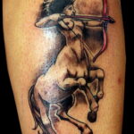Фото тату стредец для мужчин 02.02.2021 №0009 - Sagittarius tattoo for men - tatufoto.com