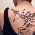 Фото тату стредец пример 02.02.2021 №0005 - Sagittarius tattoo - tatufoto.com