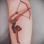 Фото тату стредец пример 02.02.2021 №0140 - Sagittarius tattoo - tatufoto.com