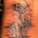 Фото тату стредец пример 02.02.2021 №0142 - Sagittarius tattoo - tatufoto.com