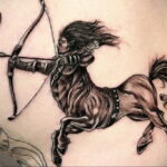 Фото тату стредец пример 02.02.2021 №0185 - Sagittarius tattoo - tatufoto.com