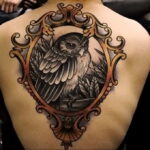женский рисунок татуировки с совой 15.02.2021 №0056 - owl tattoo for girls - tatufoto.com