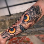 тату глаза совы пример рисунка 15.02.2021 №0002 - owl eyes tattoo - tatufoto.com