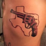 тату револьвер фото пример рисунка 16.02.2021 №0120 - tattoo revolver - tatufoto.com