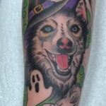 Фото Рисунка тату с собакой породы Хаски 08.03.2021 №294 - husky tattoo - tatufoto.com