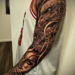 Фото крутого рисунка татуировки 16.03.2021 №225 - cool tattoo - tatufoto.com