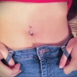 Фото пирсинга пупка - прокол пупка 17.03.2021 №019 - belly button piercing - tatufoto.com