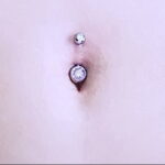 Фото пирсинга пупка - прокол пупка 17.03.2021 №024 - belly button piercing - tatufoto.com