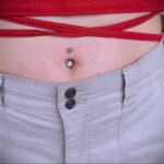 Фото пирсинга пупка - прокол пупка 17.03.2021 №044 - belly button piercing - tatufoto.com