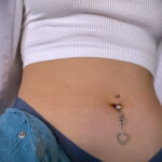 Фото пирсинга пупка - прокол пупка 17.03.2021 №049 - belly button piercing - tatufoto.com