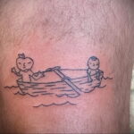 Фото пример рисунка татуировки с яблоком 03.03.2021 №105 - apple tattoo - tatufoto.com