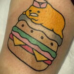 Фото рисунка татуировки с гамбургером 26.03.2021 №151 - burger tattoo - tatufoto.com