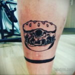 Фото рисунка татуировки с гамбургером 26.03.2021 №222 - burger tattoo - tatufoto.com