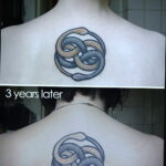 Фото старения татуировки 15.03.2021 №012 - aging tattoo - tatufoto.com