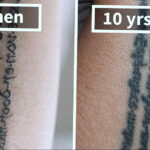 Фото старения татуировки 15.03.2021 №028 - aging tattoo - tatufoto.com