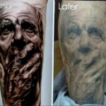 Фото старения татуировки 15.03.2021 №030 - aging tattoo - tatufoto.com