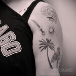 Фото татуировки с кометой (астероидом) 27.03.2021 №061 - comet tattoo - tatufoto.com