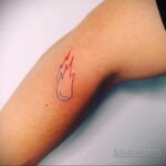 Фото татуировки с кометой (астероидом) 27.03.2021 №138 - comet tattoo - tatufoto.com