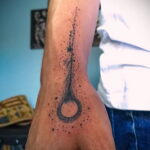 Фото татуировки с кометой (астероидом) 27.03.2021 №179 - comet tattoo - tatufoto.com