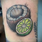 Фото татуировки с лаймом 31.03.2021 №004 - lime tattoo - tatufoto.com