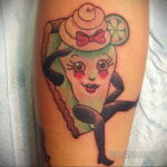 Фото татуировки с лаймом 31.03.2021 №025 - lime tattoo - tatufoto.com