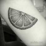 Фото татуировки с лаймом 31.03.2021 №050 - lime tattoo - tatufoto.com