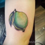 Фото татуировки с лаймом 31.03.2021 №086 - lime tattoo - tatufoto.com