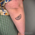 Фото татуировки с лаймом 31.03.2021 №106 - lime tattoo - tatufoto.com