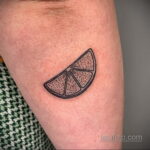 Фото татуировки с лаймом 31.03.2021 №108 - lime tattoo - tatufoto.com